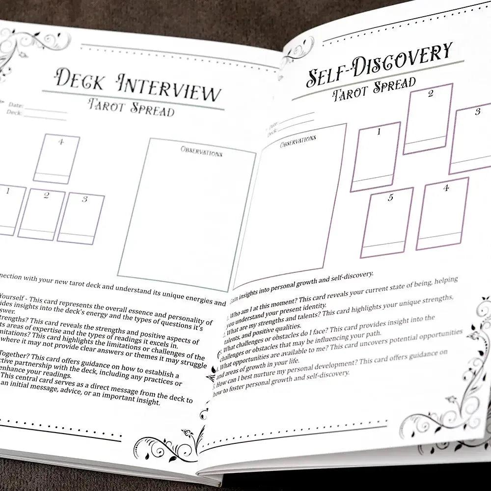 Witch Tarot Beginner's Guide 106 pages Card Meanings Reading Spreads Tarot Guidebook-MoonChildWorld