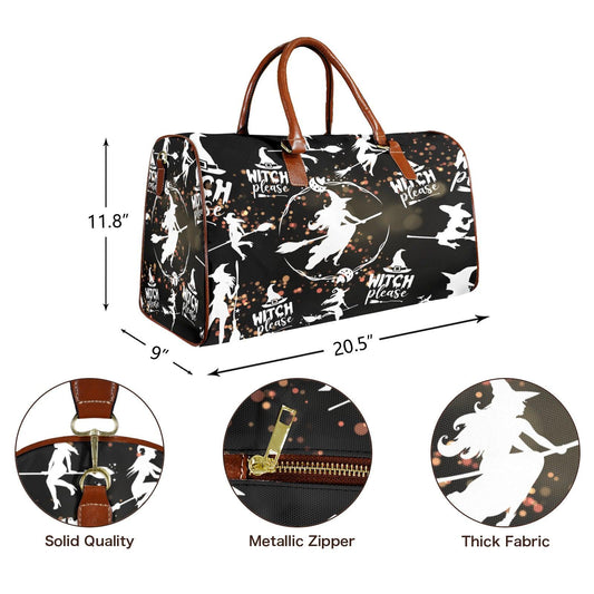 Witch please Halloween Travel Bag-MoonChildWorld
