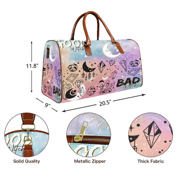 Good Witch Bad Witch Celestial Moon Travel Bag-MoonChildWorld