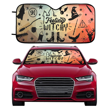 Feeling witchy Car Sun Shade