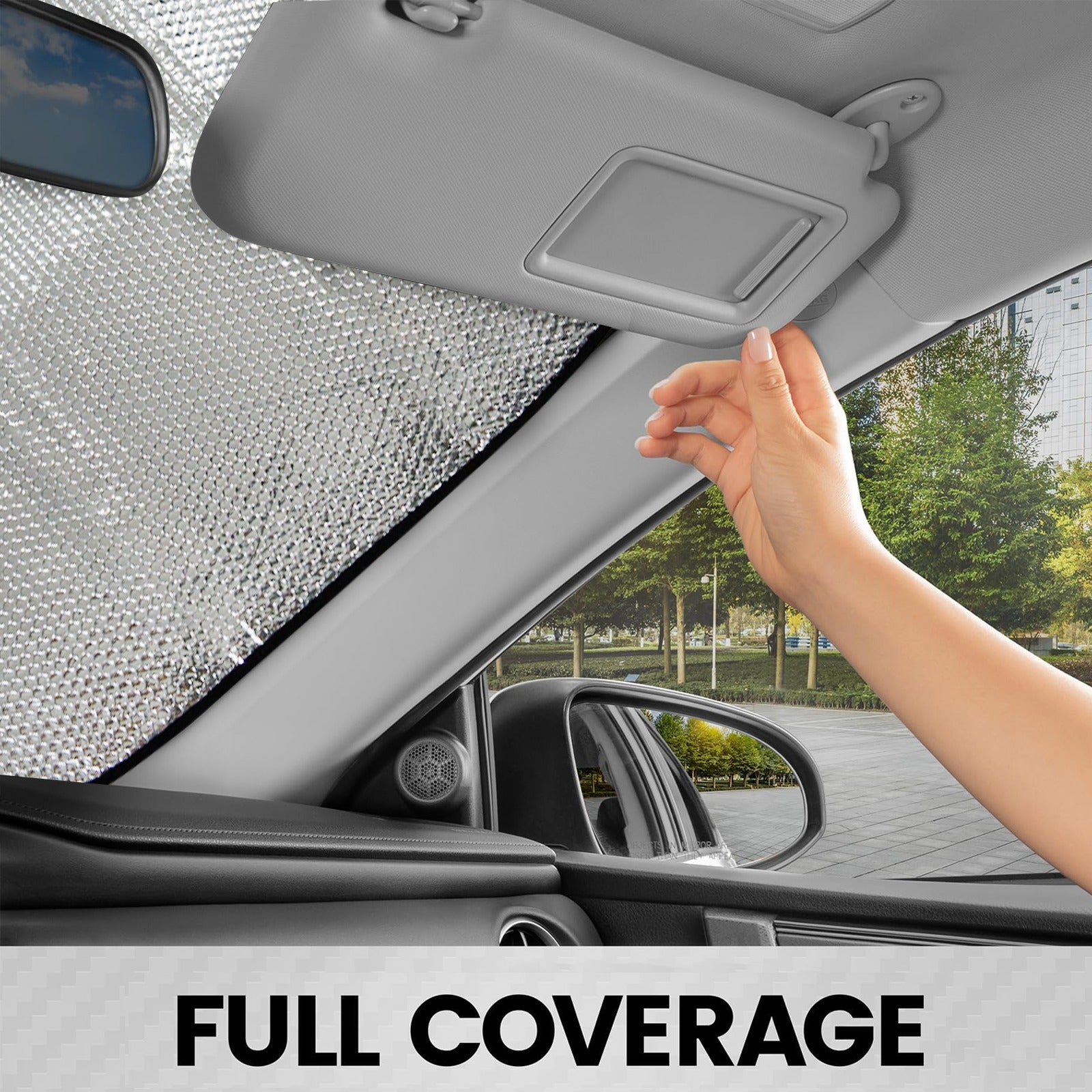 Celestial moon phases Car Sun Shade-MoonChildWorld