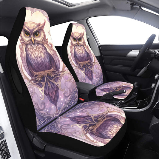 Mystic Owl Wicca Car Seat Covers-MoonChildWorld