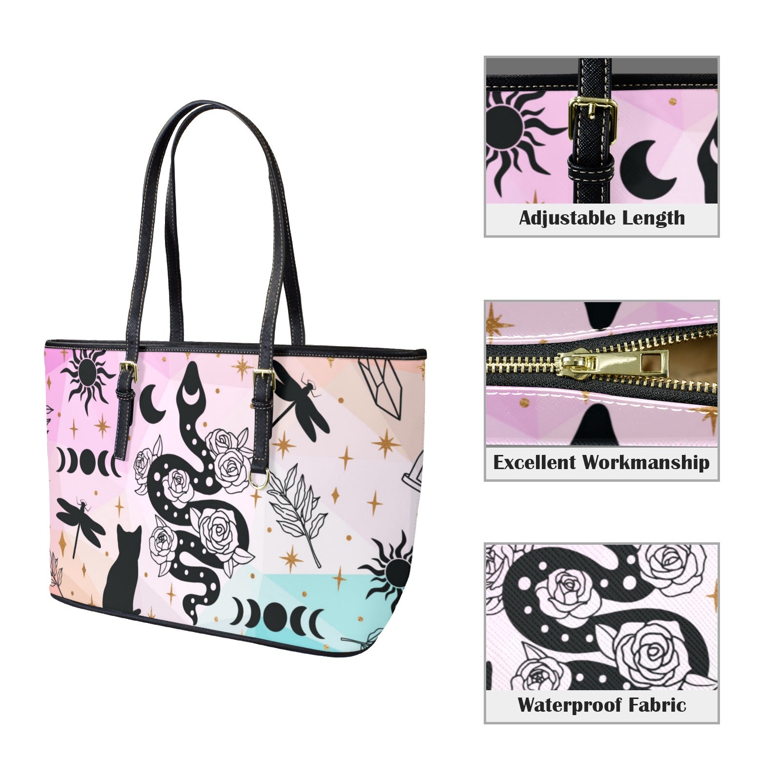Witchcraft Mystic Tote Bag-MoonChildWorld
