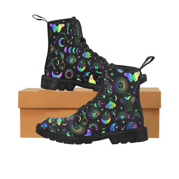 Celestial moon witchy Martin Boots