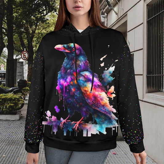Raven Witchy Christmas Hoodie