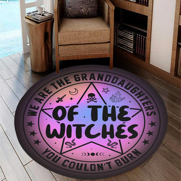 Granddaughter of The Witches Round Rug-MoonChildWorld