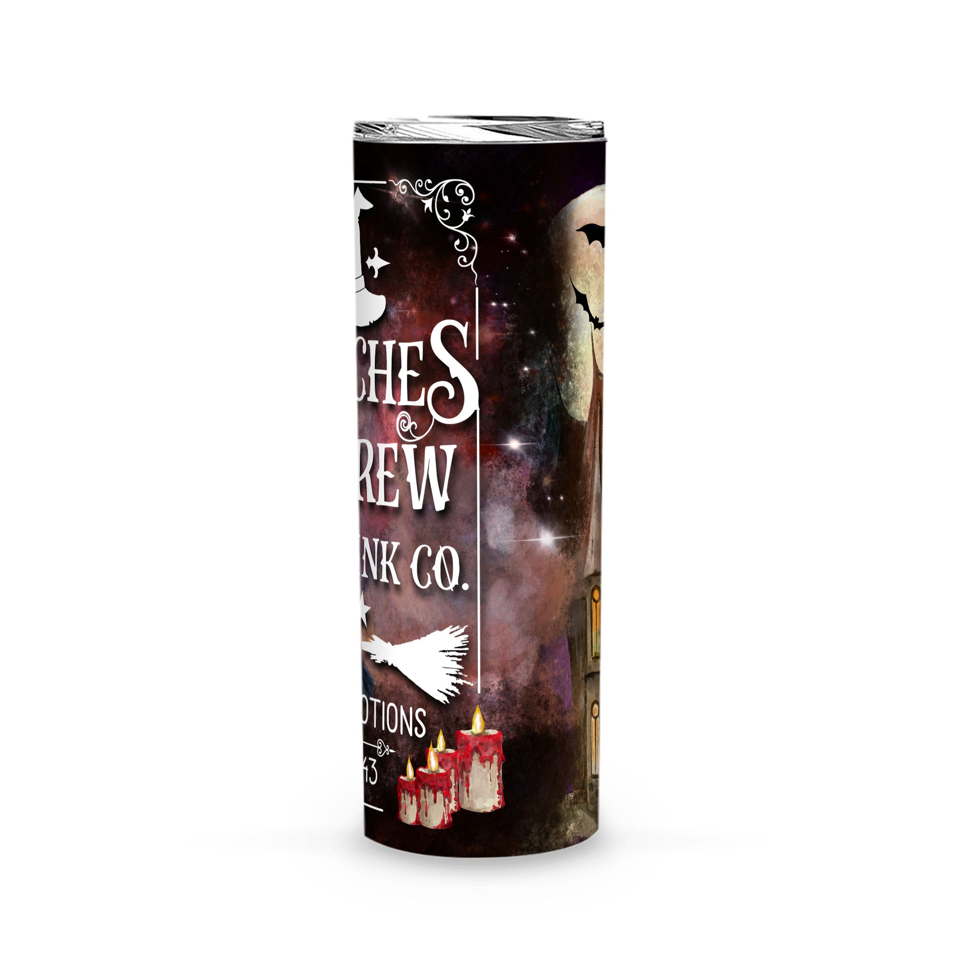 Witches Brew Halloween Tumbler - Witch Tumbler-MoonChildWorld