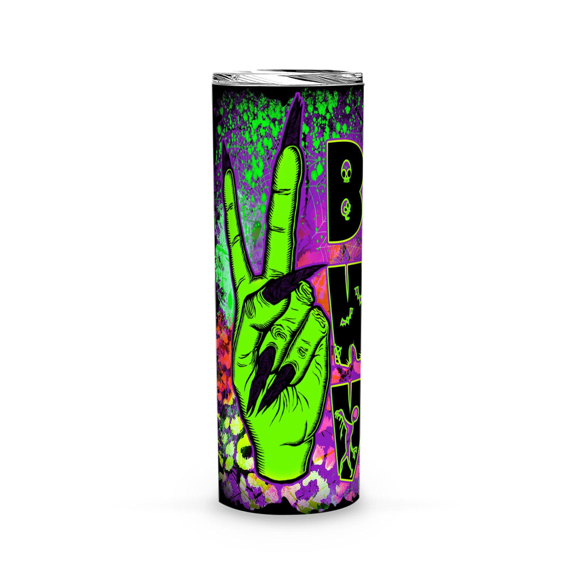 Bad witch vibes Halloween Tumbler - Witch Tumbler-MoonChildWorld