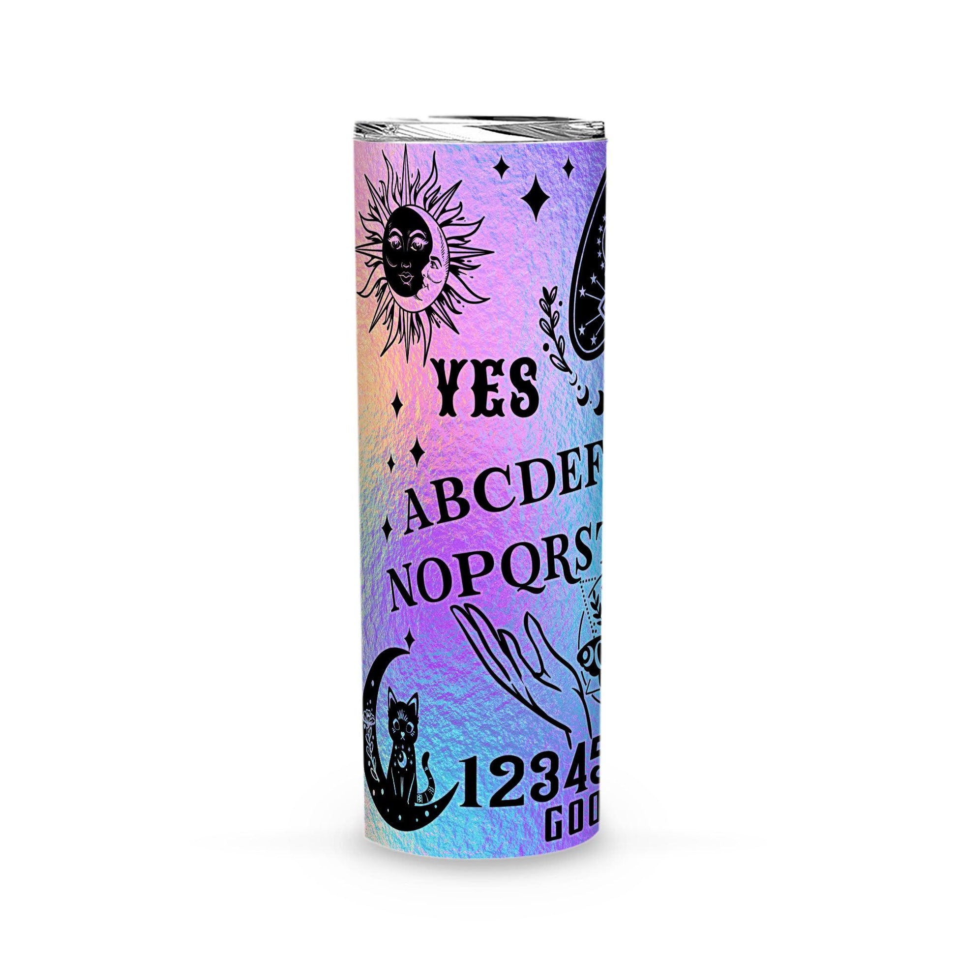 Ouija board witch tumbler - gothic tumbler-MoonChildWorld