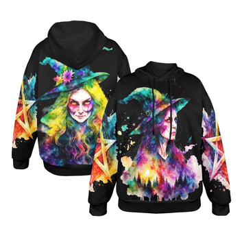 Watercolor Witch Hoodie