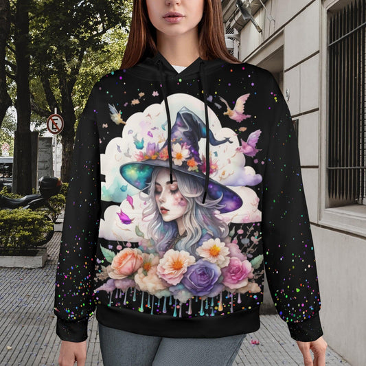 Floral Witch Hoodie