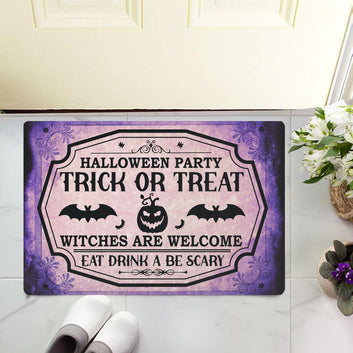 Gothic Witch Halloween Doormat
