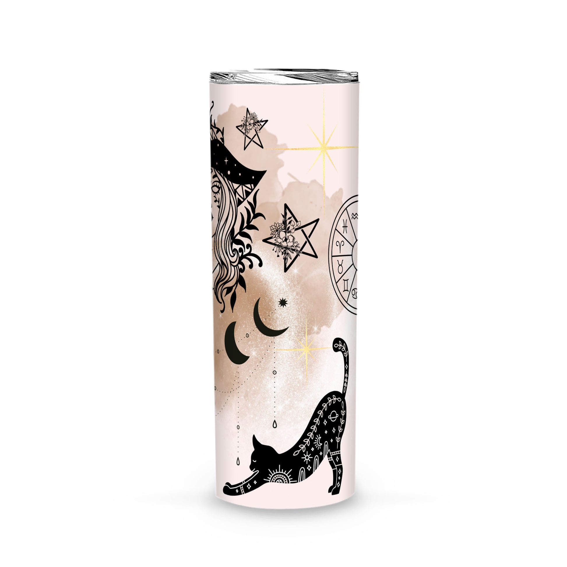 Moon phase Witchy woman Tumbler - Witch Tumbler-MoonChildWorld