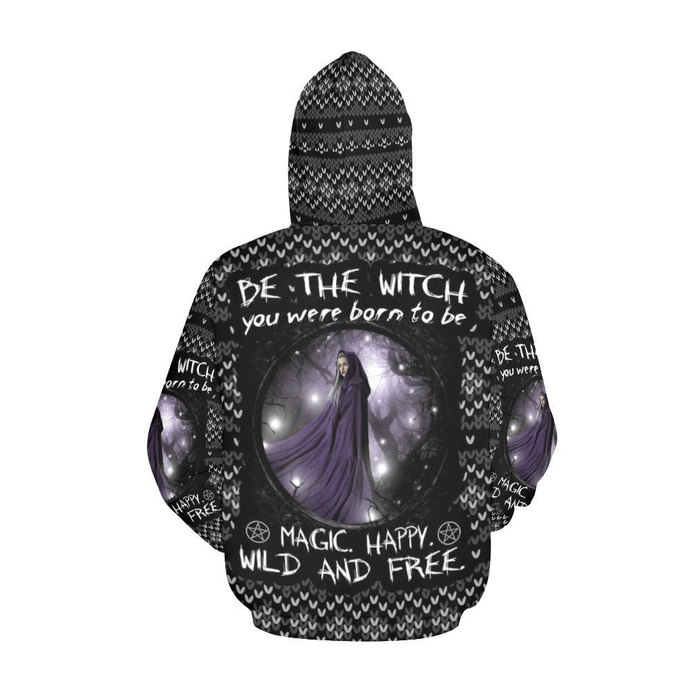Be the witch Christmas Hoodie-MoonChildWorld