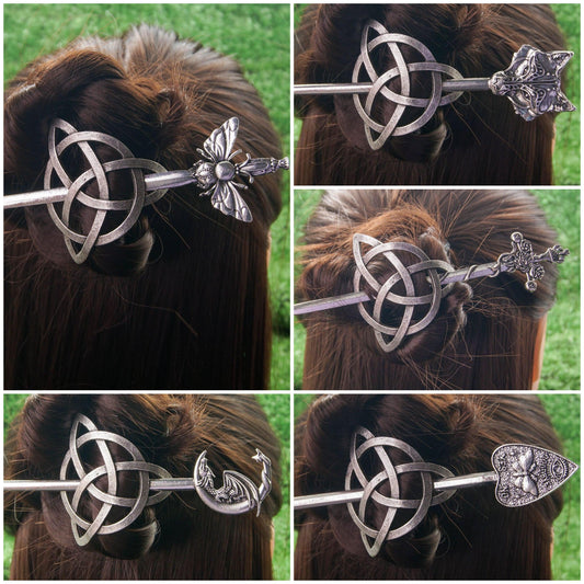 Celtic Knot hairpin Wicca Pagan Hair Accessories