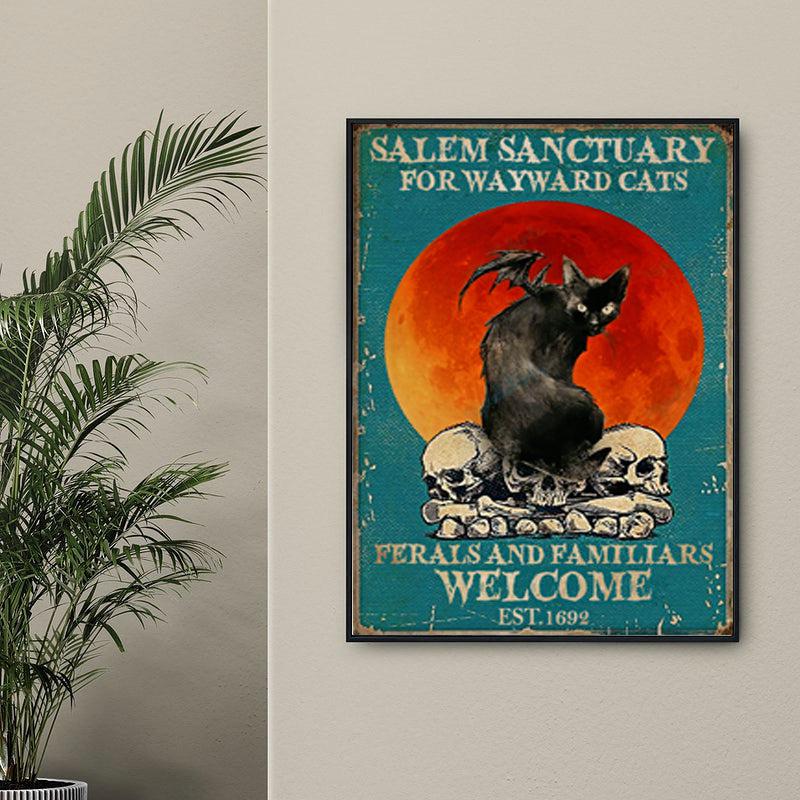 Witch salem sanctuary Poster Halloween Poster-MoonChildWorld