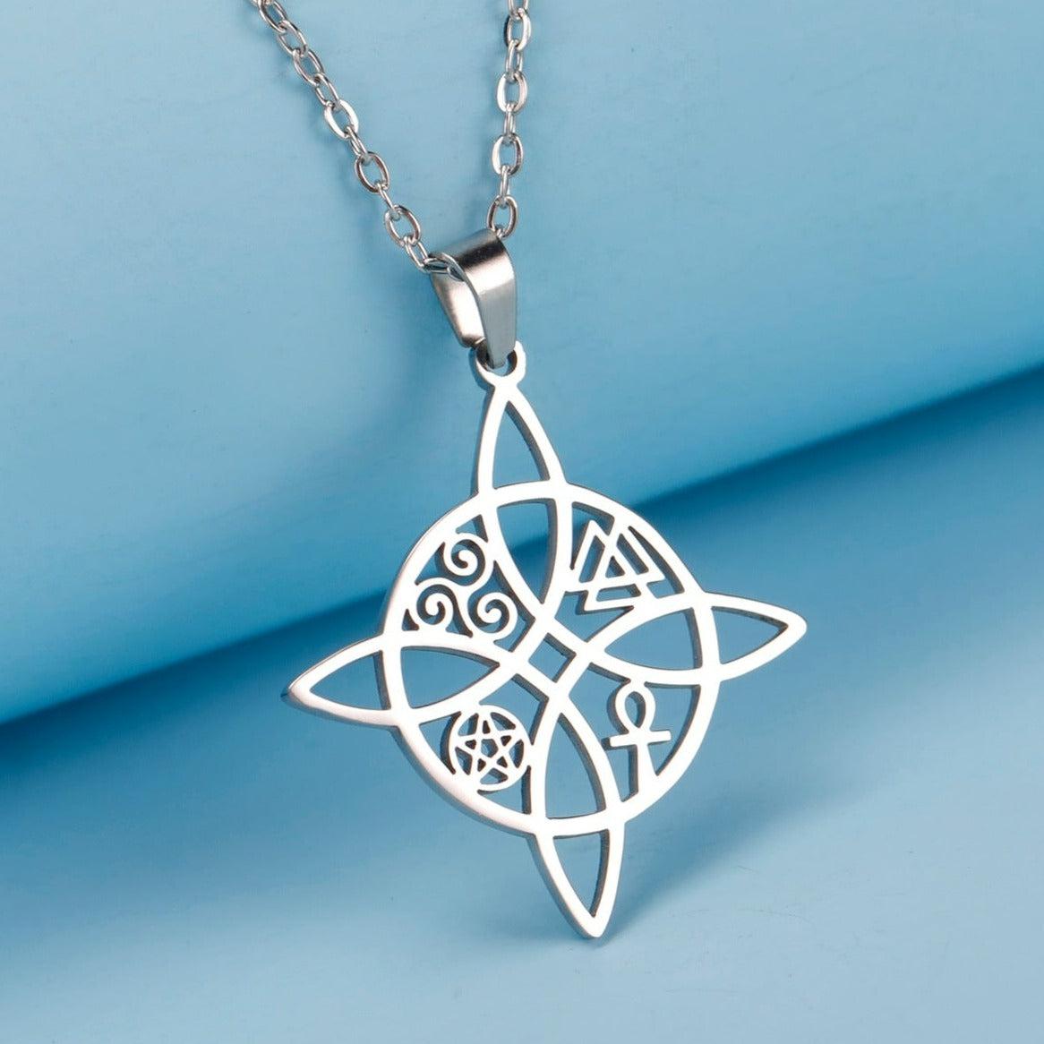 Witch Knot Witchcraft Necklace-MoonChildWorld