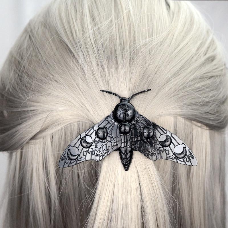 Dark Magic Witch Hairclip Gothic Hair Accessories-MoonChildWorld
