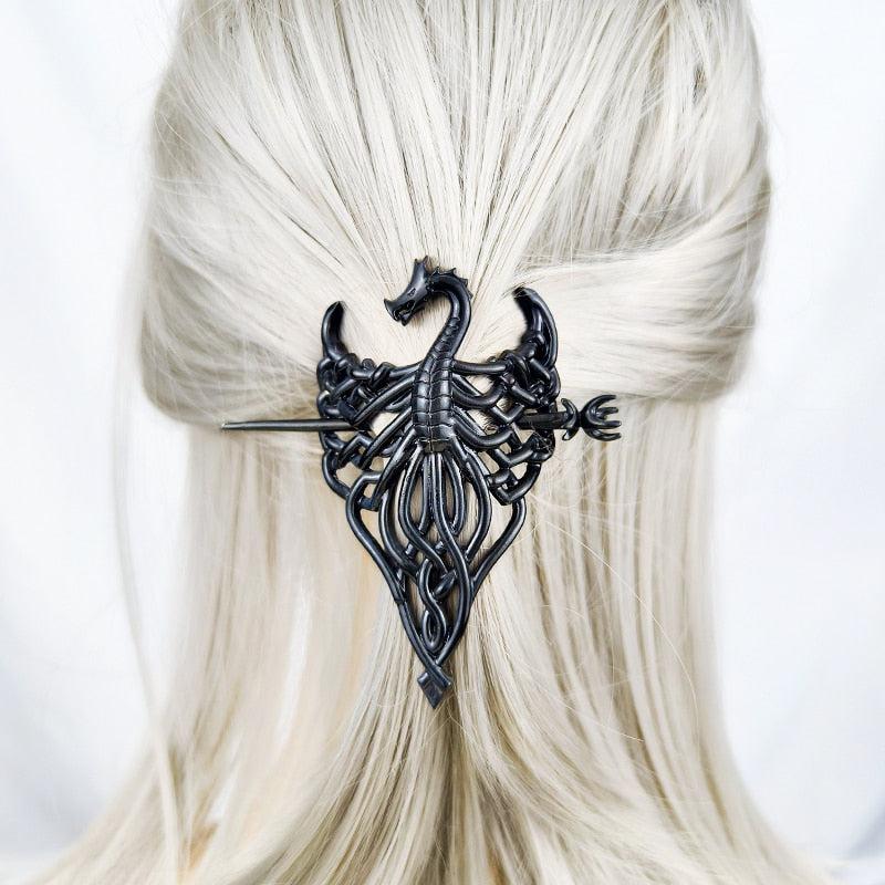 Dark Magic Witch Hairclip Gothic Hair Accessories-MoonChildWorld