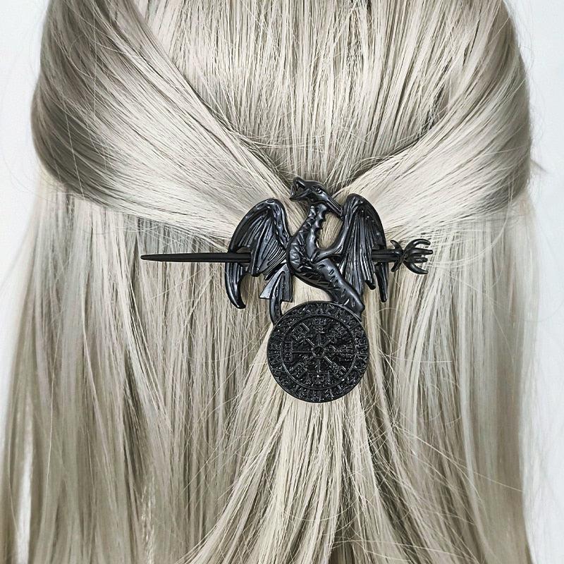 Dark Magic Witch Hairclip Gothic Hair Accessories-MoonChildWorld