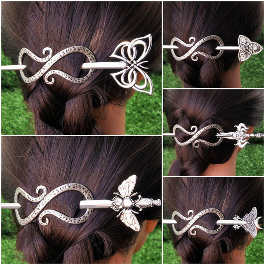 Wiccan Hairpin Pagan Hair Accessories