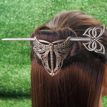 Gothic Dragonfly Hair Stick Wicca Pagan Hair Accessories