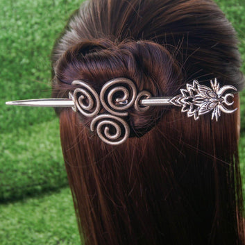 Triskele Hairpin Wicca pagan Hair Accessories