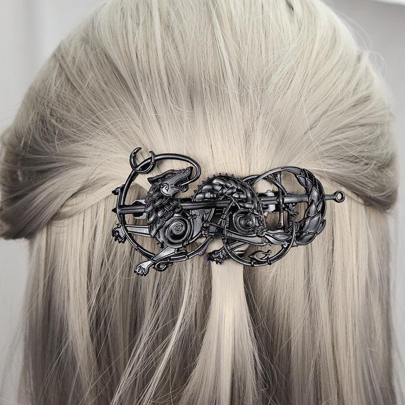 Dark Magic Witch Hairclip Gothic Hair Accessories-MoonChildWorld