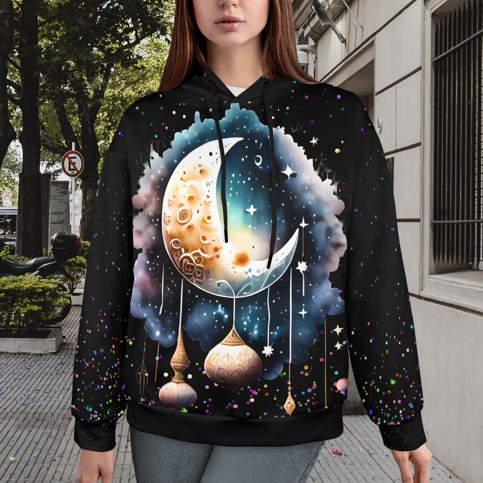 Moon and stars online hoodie