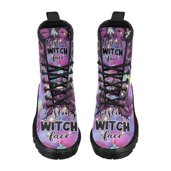 Resting witch face gothic Martin Boots