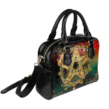 Wicca Pentagram Shoulder Handbag
