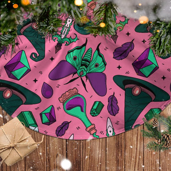 Witchy Christmas Tree Skirt