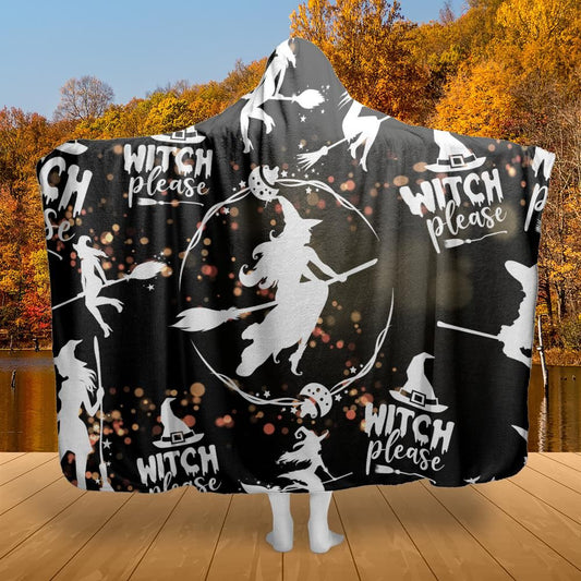 Witch Hooded Blanket Witchy Hooded Blanket-MoonChildWorld