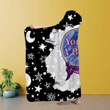 Witch Hooded Blanket Witchy Hooded Blanket-MoonChildWorld