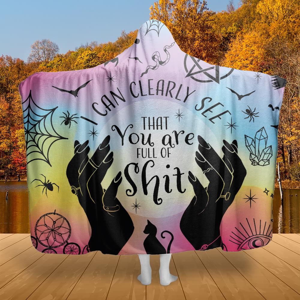 Witch Hooded Blanket Witchy Hooded Blanket-MoonChildWorld