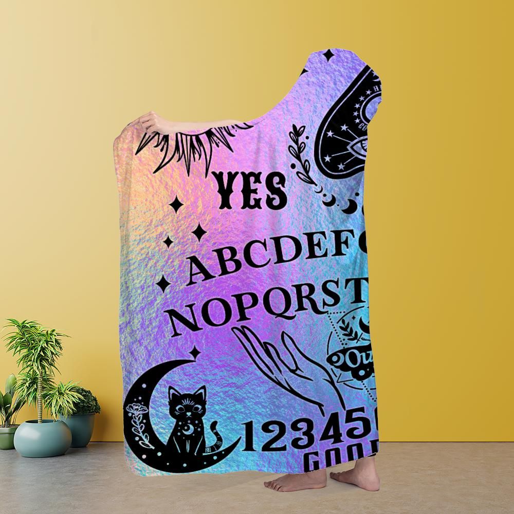 Ouija board Hooded blanket Witch Hooded Blanket-MoonChildWorld