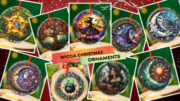 Embrace Yule Magic with Our Wicca Pagan Christmas Tree Ornaments 🌙🎄