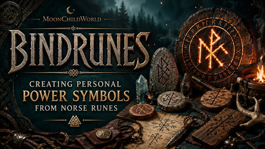 Bindrunes carved into wood and stone with Norse runes, showcasing personal power symbols for spiritual inspiration