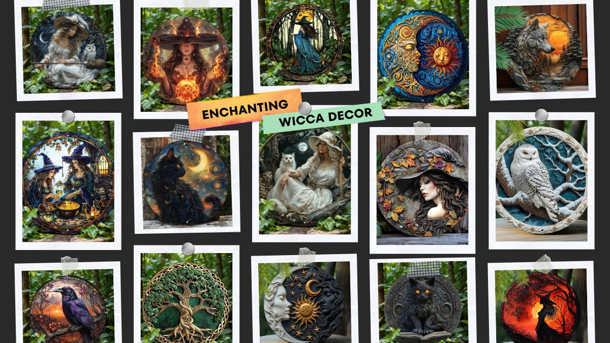 Cast a Spell of Style with Wickedly Enchanting Wiccan Decor🌙🔮