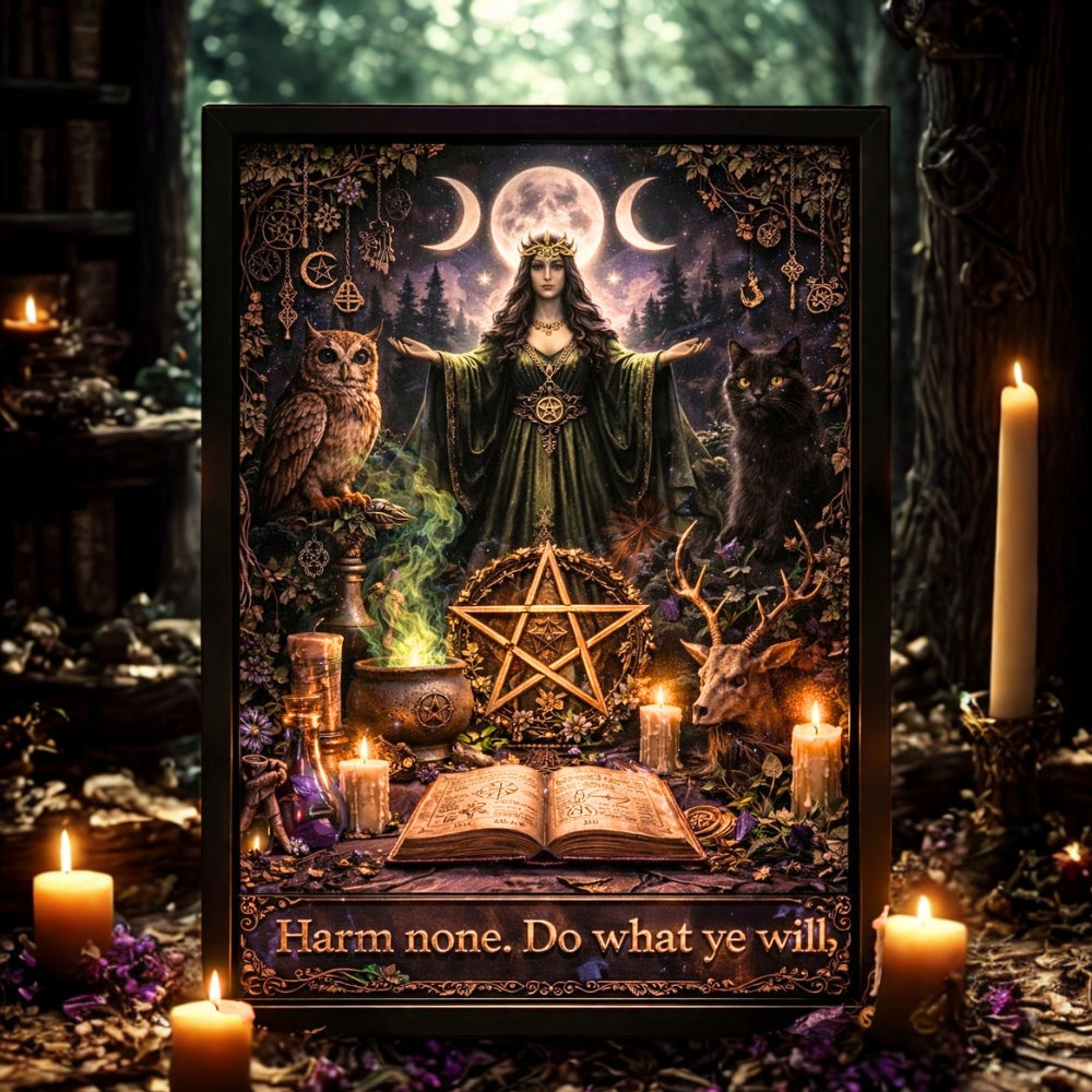 Wiccan Pagan witchcraft gifts, mystical jewelry and witchy home decor
