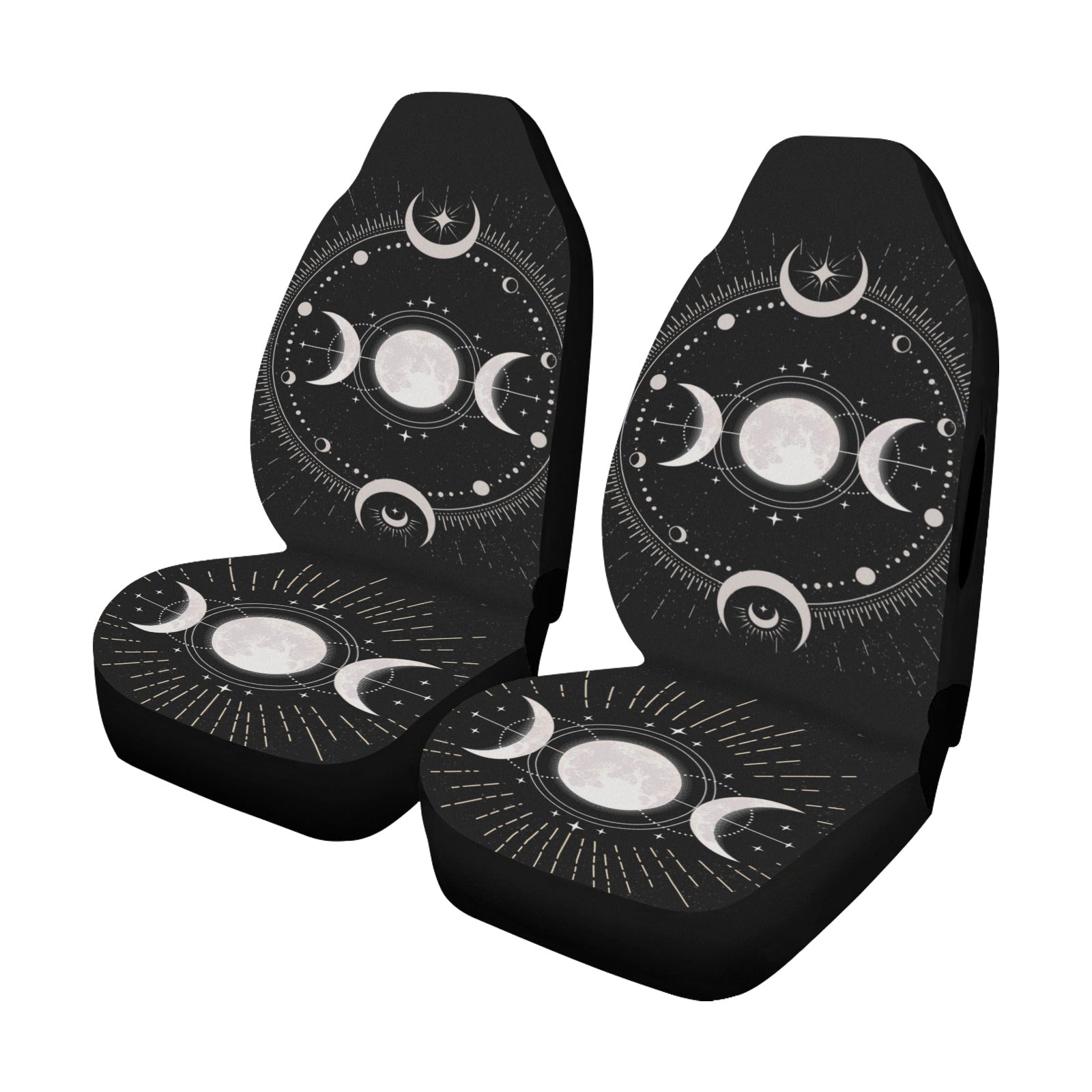 Triple moon Wicca Car Seat Cover-MoonChildWorld