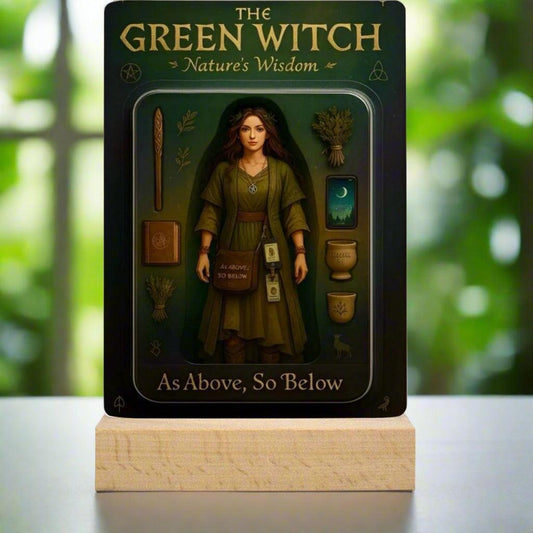 The Green Witch Acrylic Photo Panel Witch Home Decor