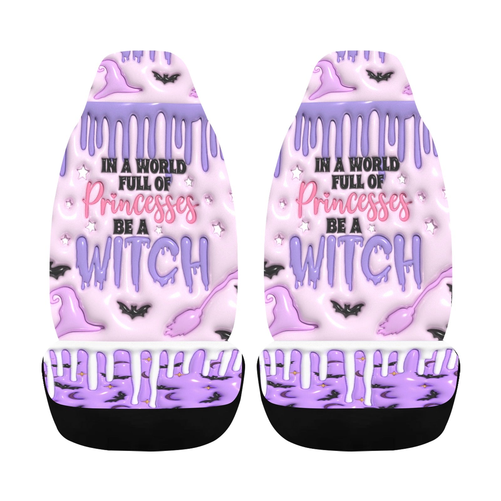 Be a Witch Halloween Car Seat Covers-MoonChildWorld