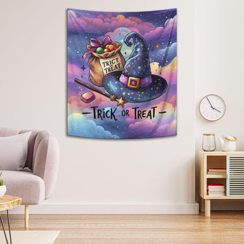 Trick or treat Halloween Tapestry Magic Wall Hanging