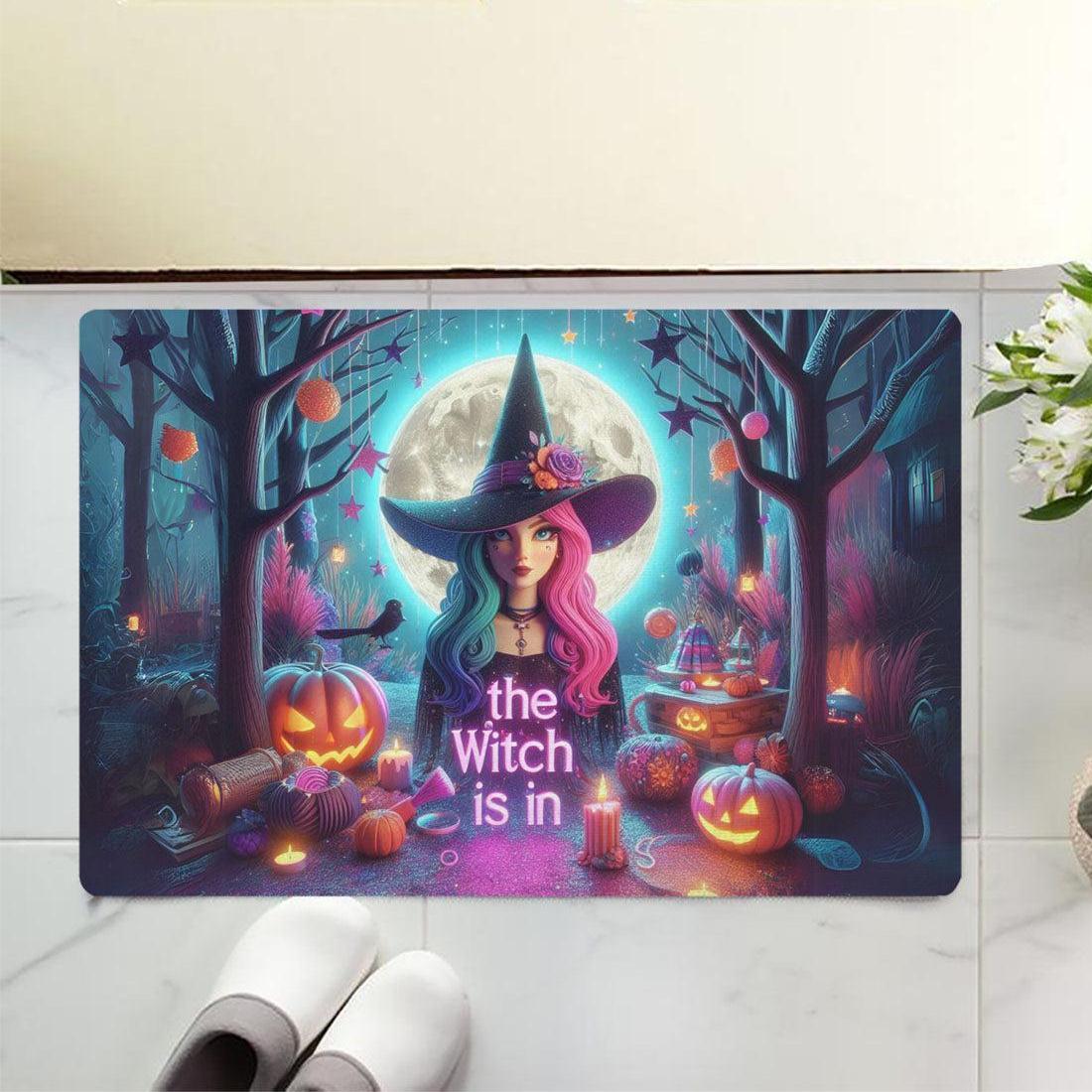 Halloween Witch Doormat Gothic Doormat for Spooky Season-MoonChildWorld
