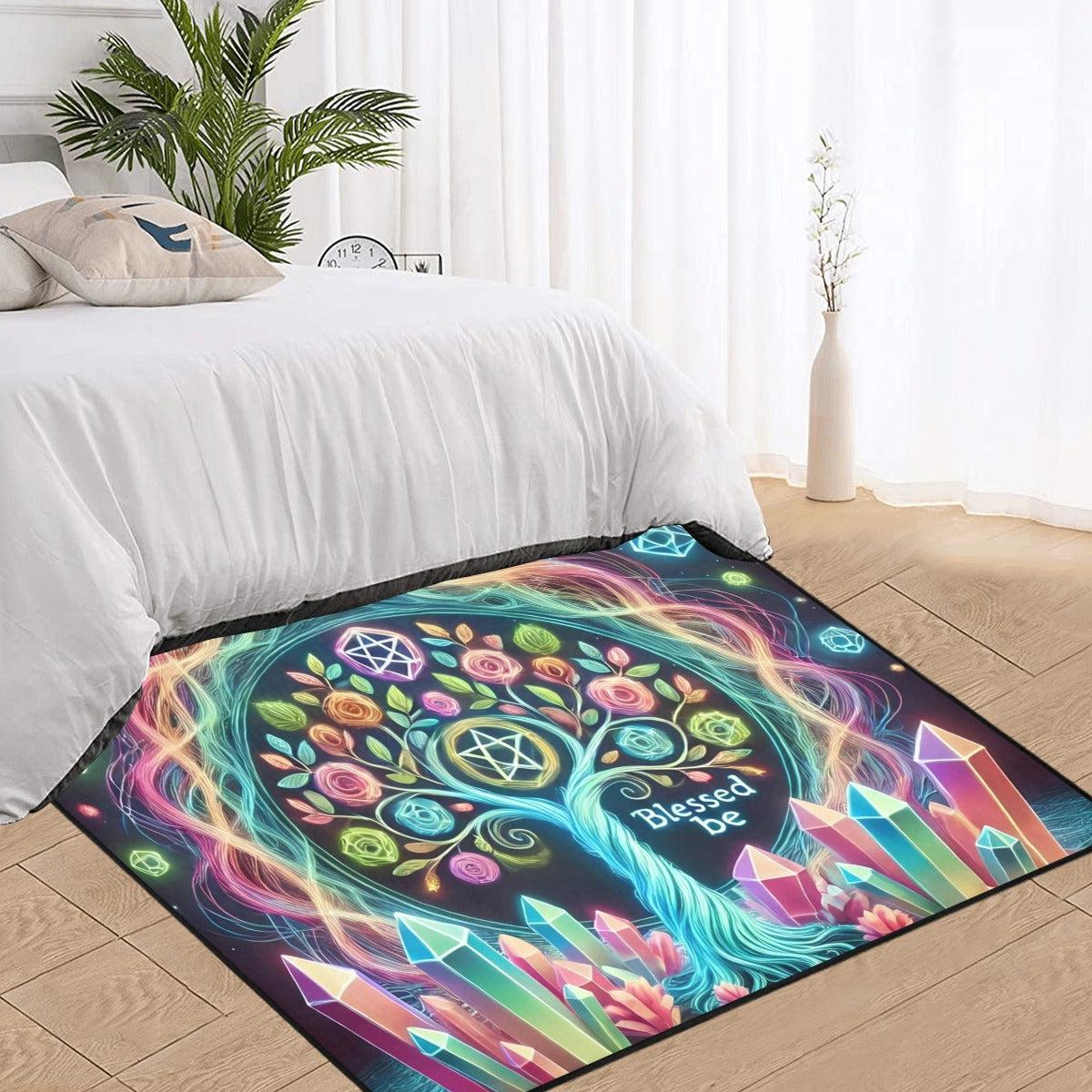 Pagan Tree of life Area Rug Spirit Tree of life Carpet-MoonChildWorld