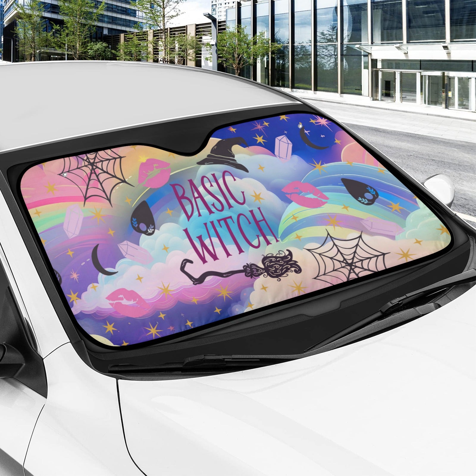 Basic witch Car Sun Shade-MoonChildWorld