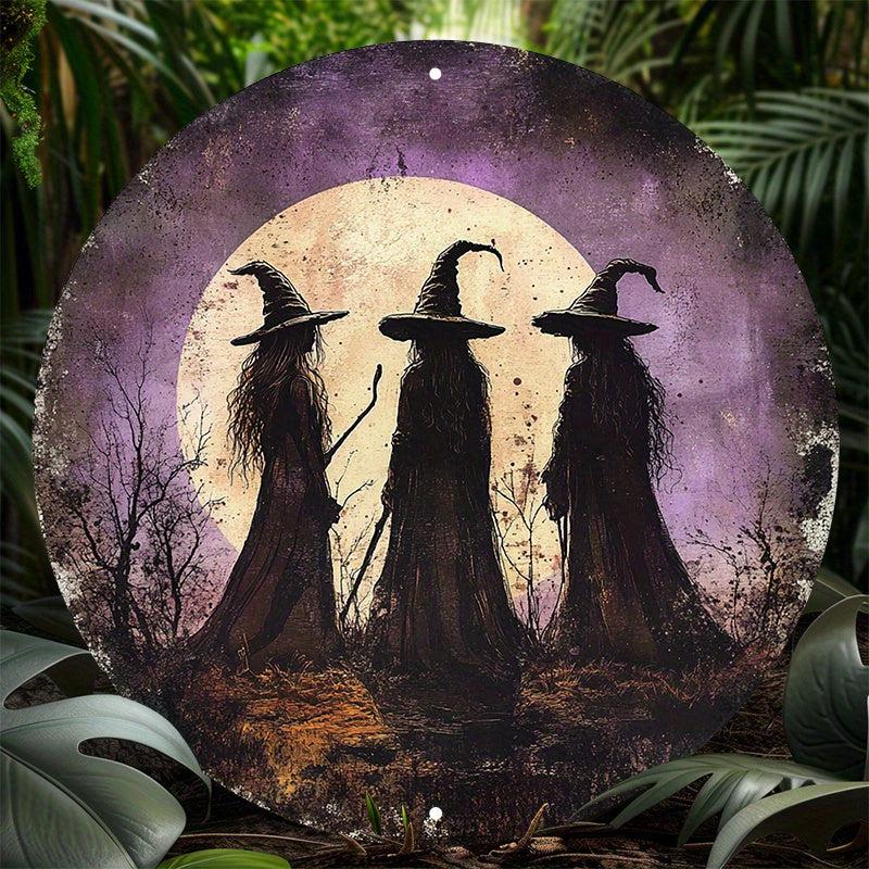 The Witch Sisters Metal Sign Witchy Decor-MoonChildWorld