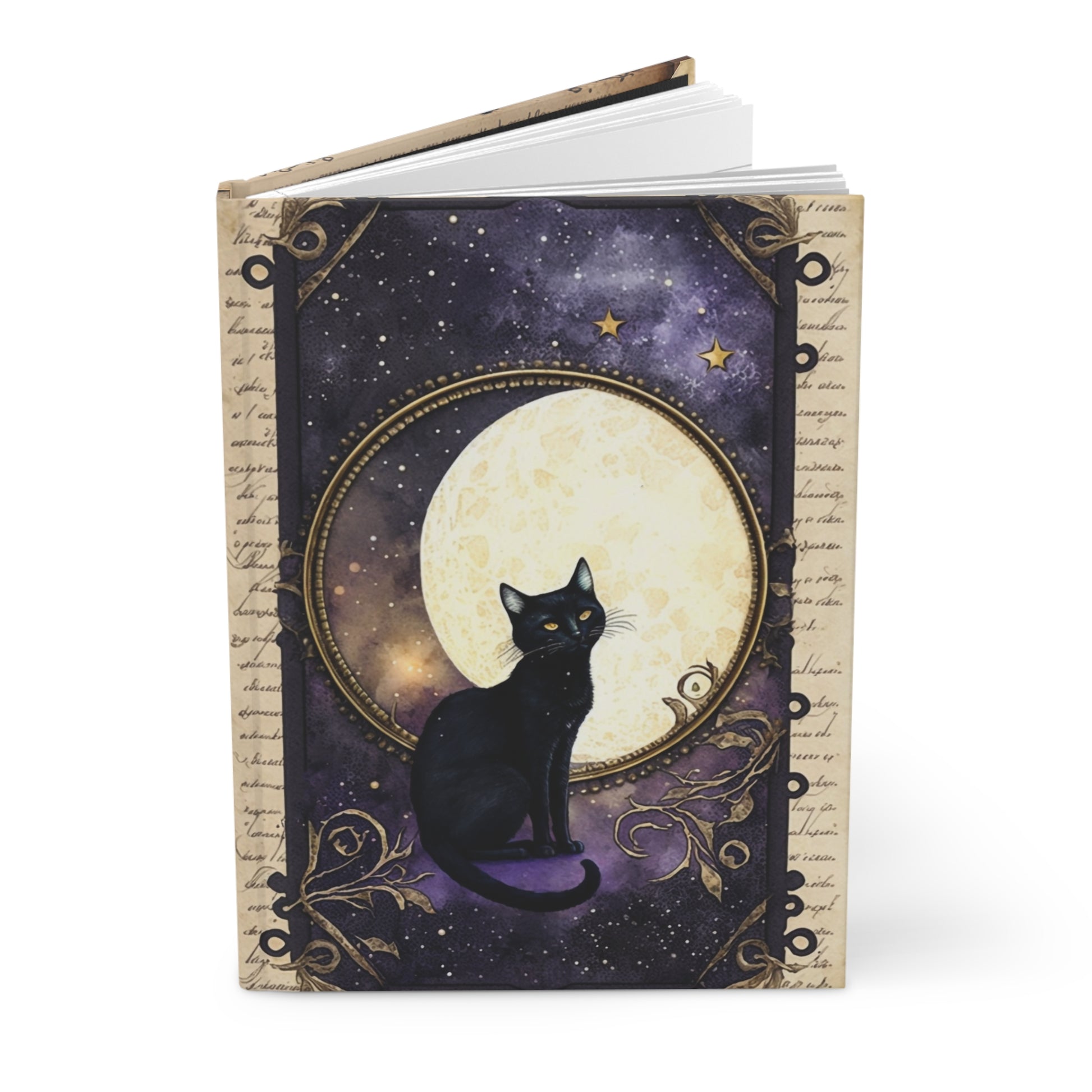 Magic black cat Notebook Witchy Journal