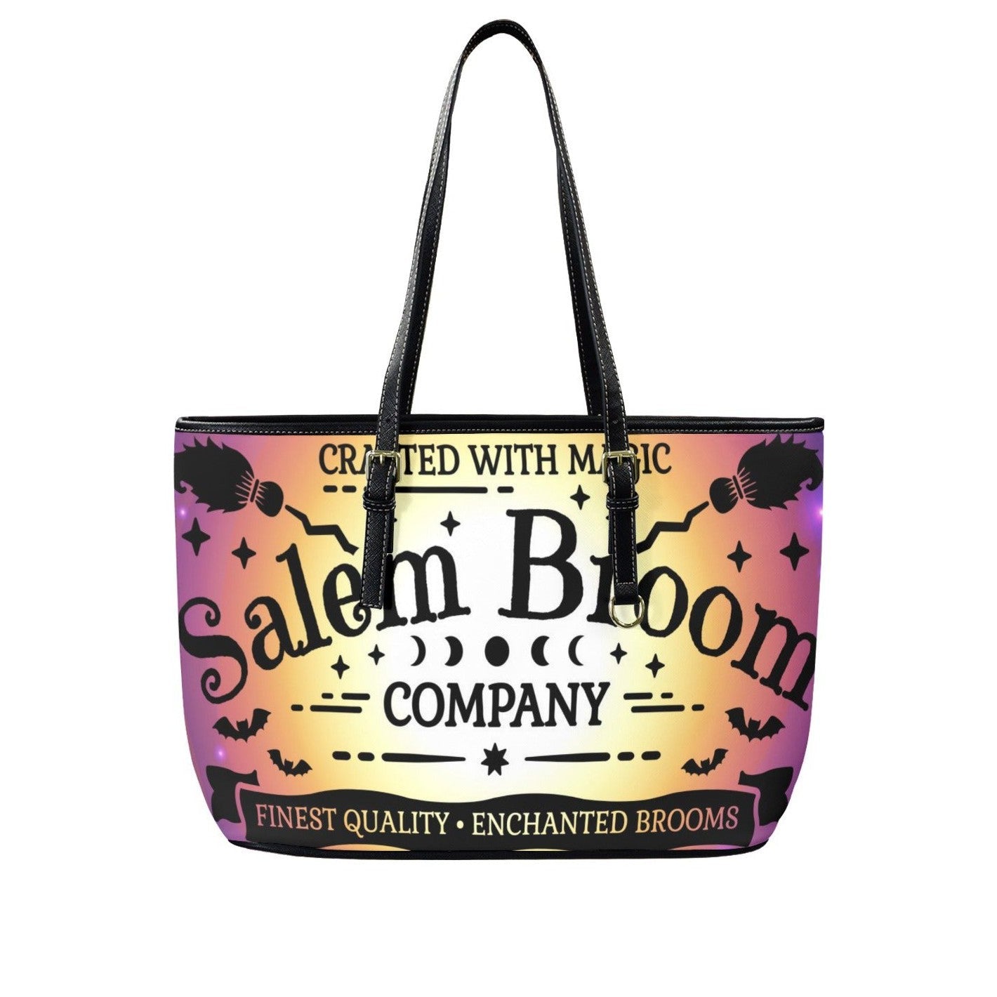 Salem broom witch Tote Bag-MoonChildWorld